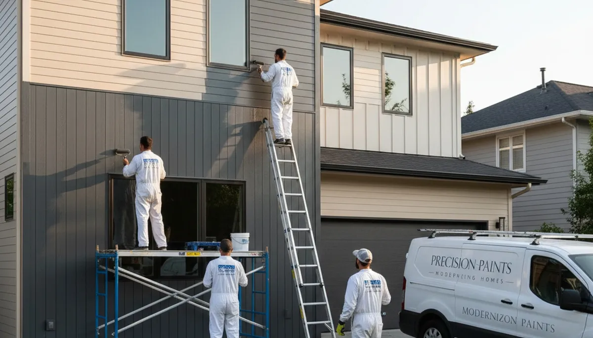 Professional siding painting in La Jolla, CA protecting coastal homes from salt air and sun damage